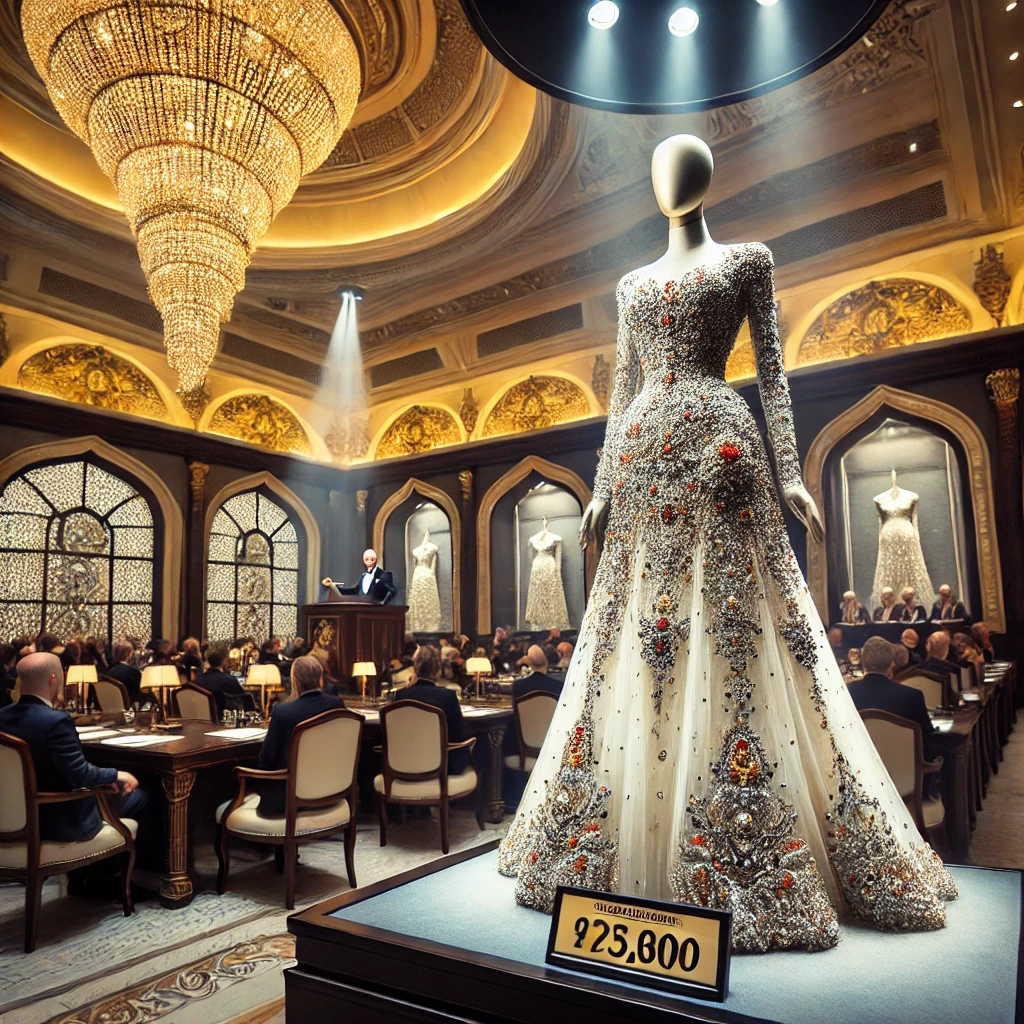 World’s Most Expensive Dress Sold for $50 Million at Dubai Auction